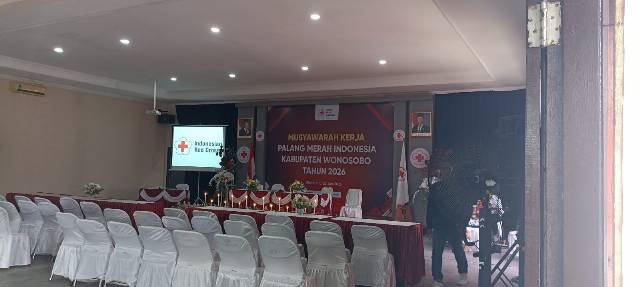 Sekcam Kejajar Hadiri Musyawarah Kerja PMI Kabupaten Wonosobo Tahun 2026